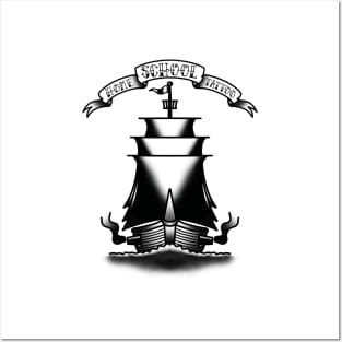 HomeSchoolTattoo PirateShip Posters and Art